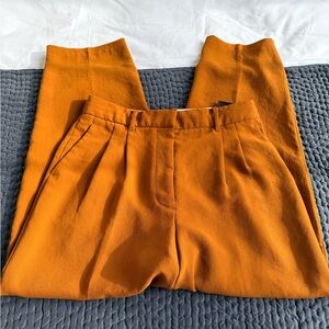 Wilfred Rust-Orange High-Waist Trousers